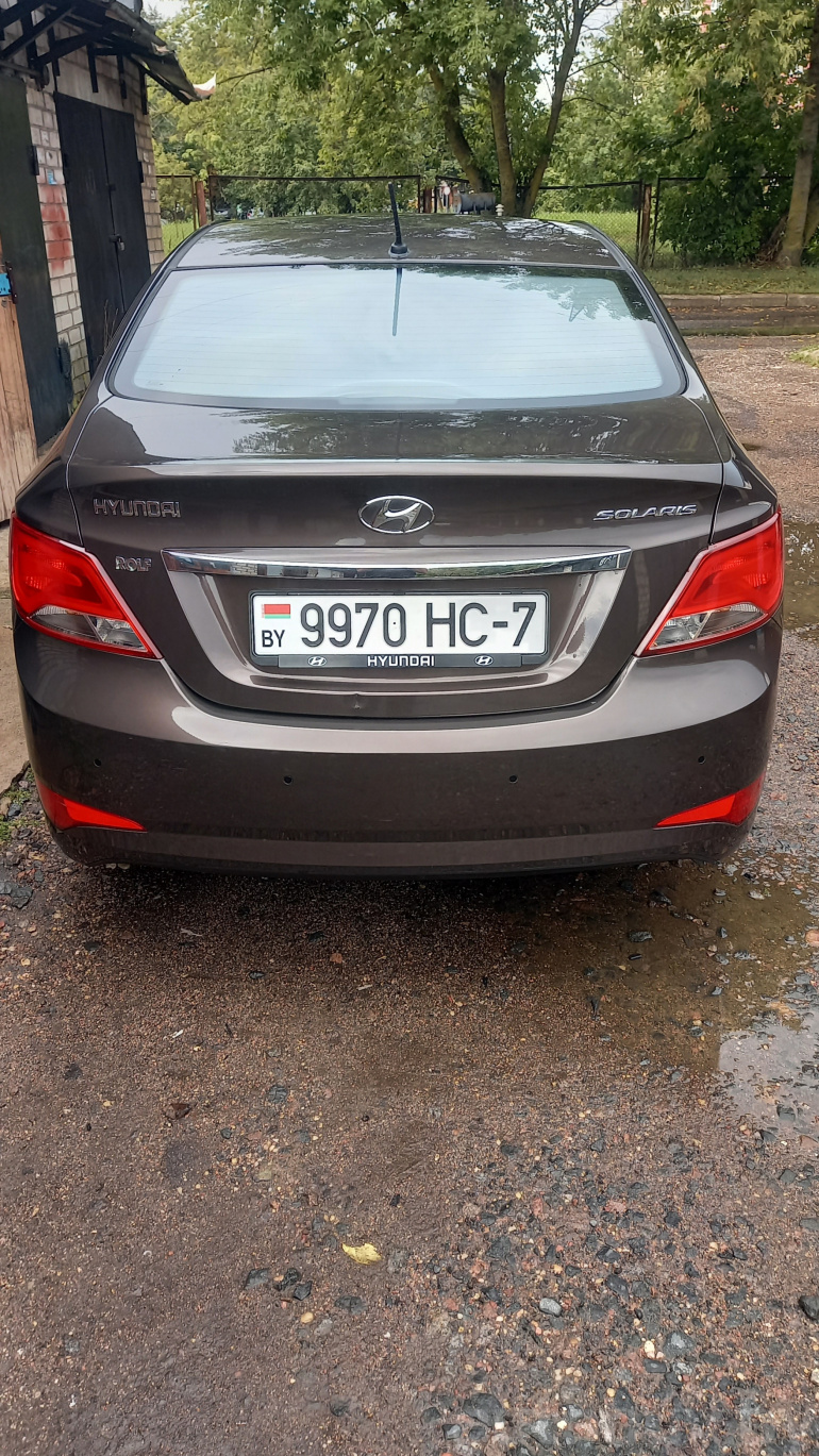 Hyundai Solaris 1 поколение [рестайлинг], 2014 года