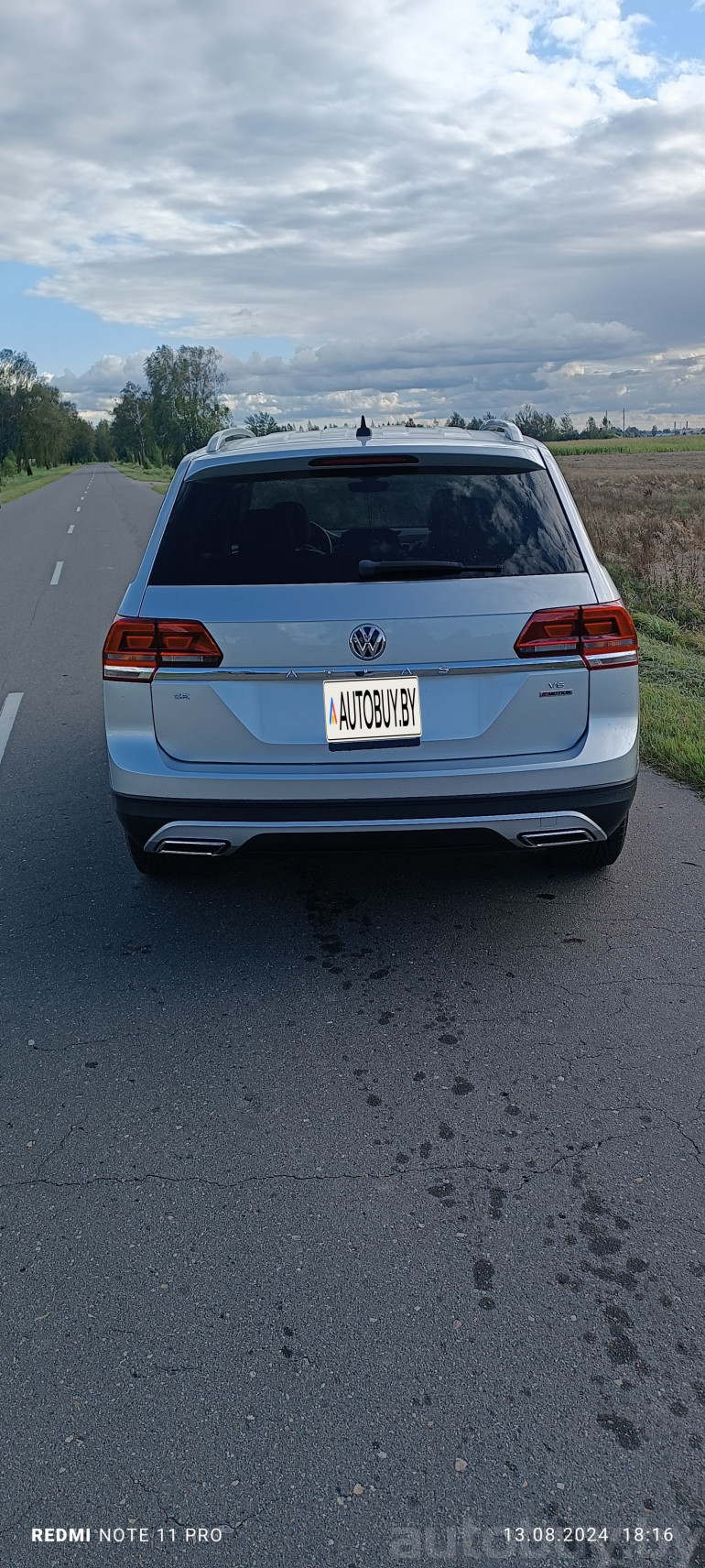 Volkswagen Atlas 1 поколение, 2019 года