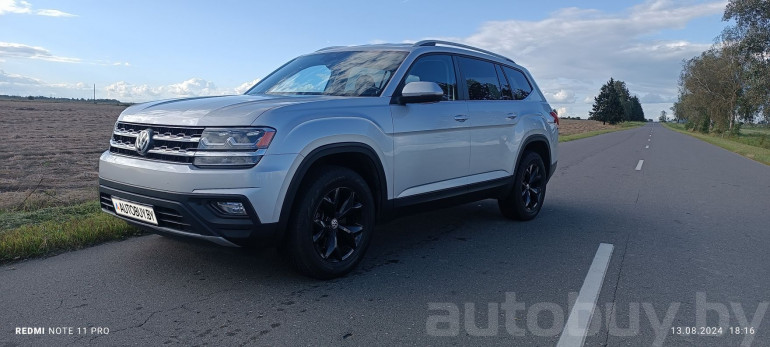 Volkswagen Atlas 1 поколение, 2019 года