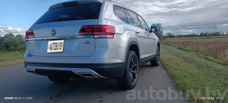 Volkswagen Atlas 1 поколение, 2019 года