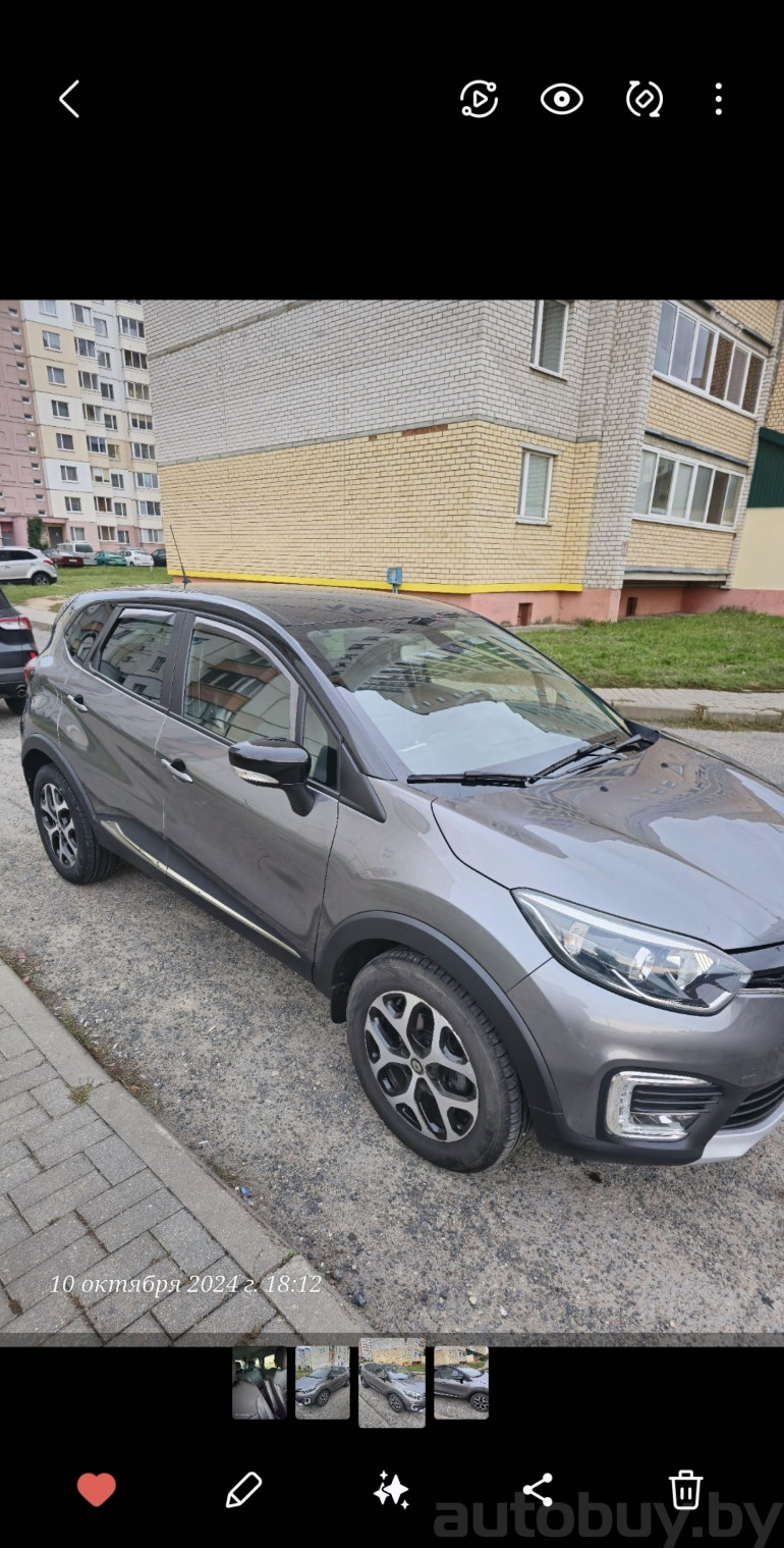 Renault Kaptur 1 поколение, 2018 года
