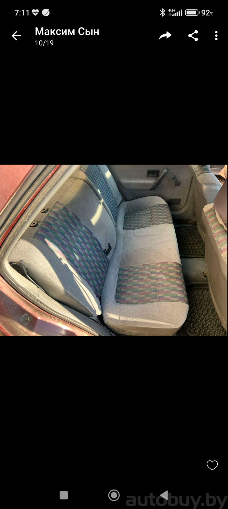 Renault 19 1 поколение, 1992 года