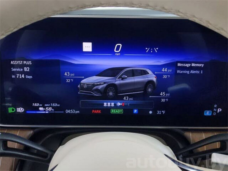 Mercedes-Benz EQS SUV 1 поколение, 2022 года