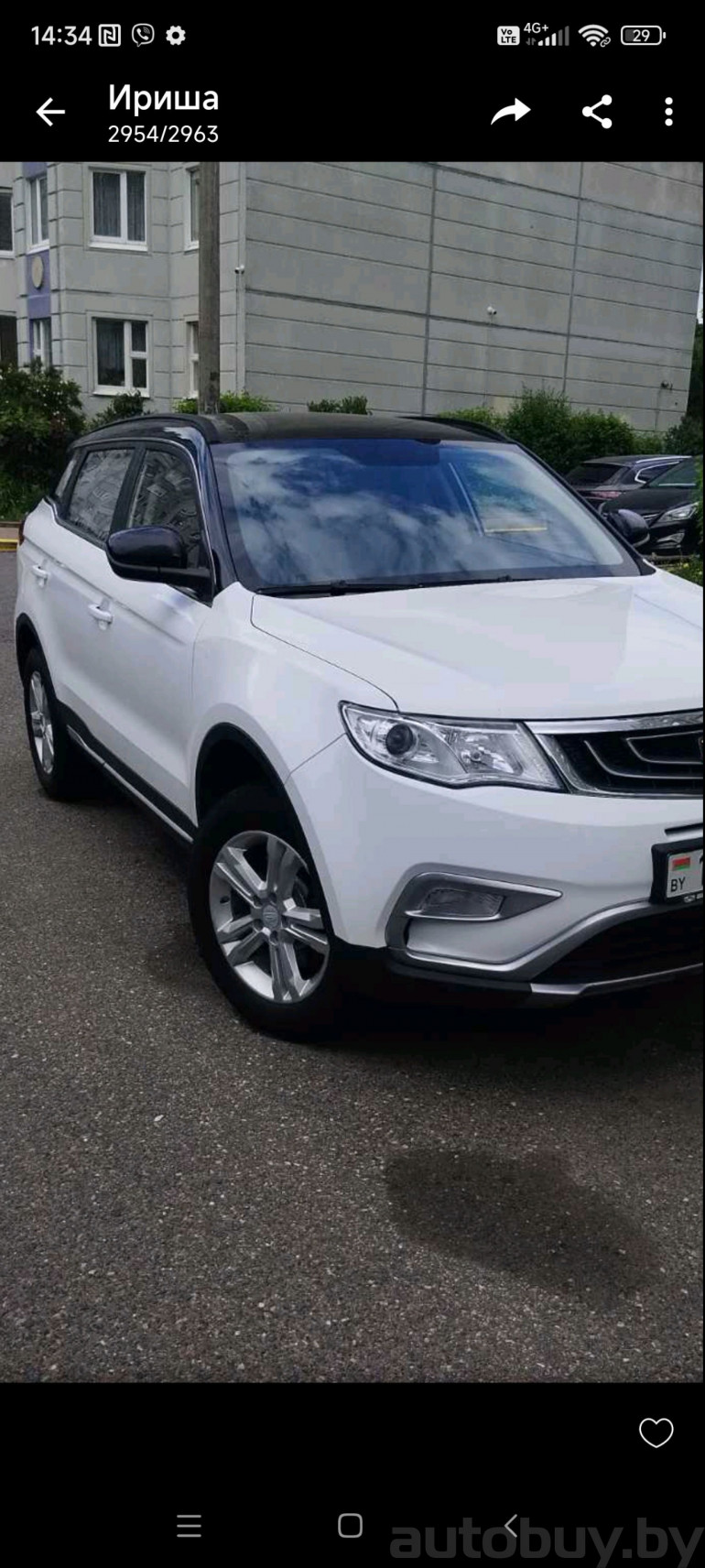 Geely Atlas 1 поколение, 2018 года