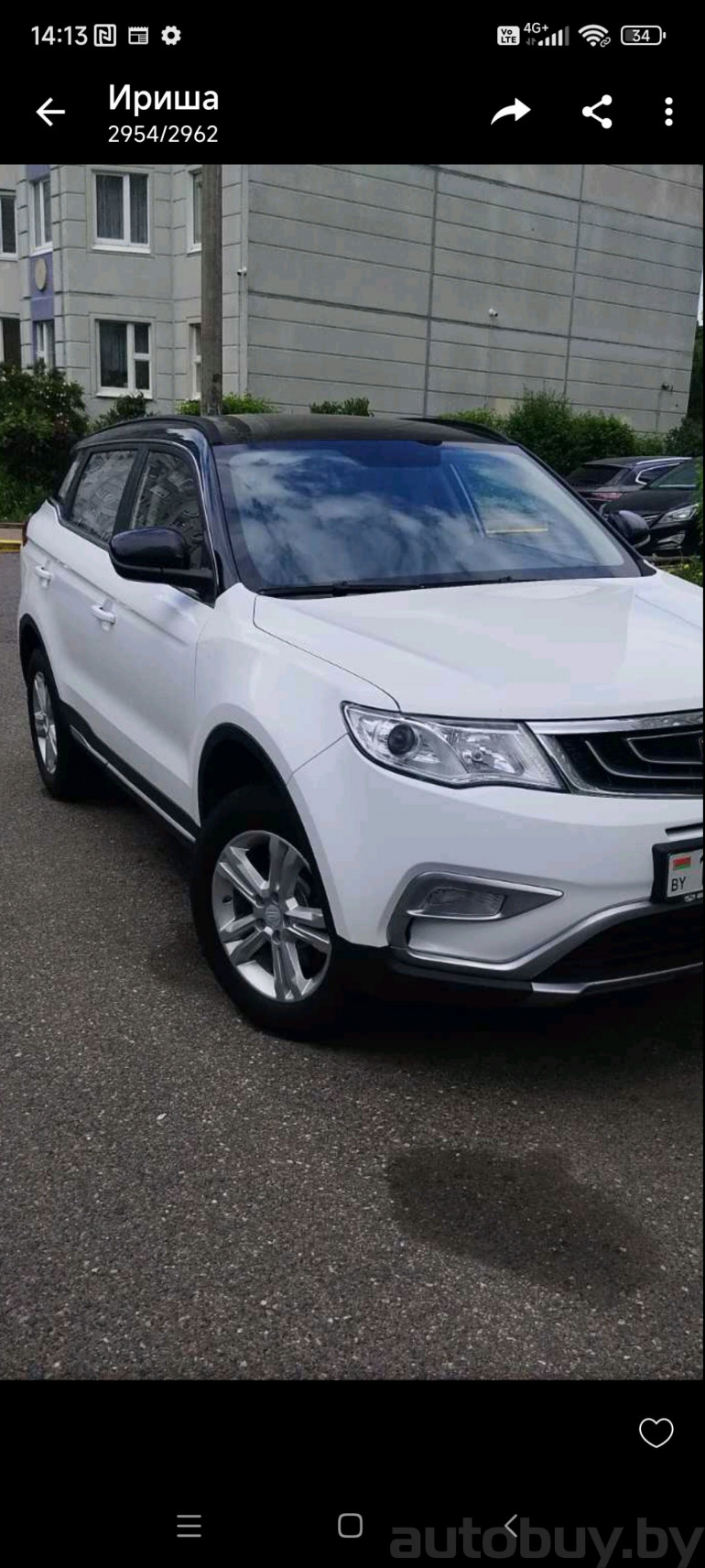 Geely Atlas 1 поколение, 2018 года