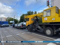 Тройное ДТП на Долгобродской: обошлось без пострадавши