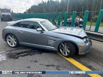 Столкновение на 43-м км МКАД: «КАМАЗ» протаранил «Chrysler», обошлось без пострадавших