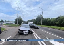 Столкновение на улице Горецкого: водители не пострадали